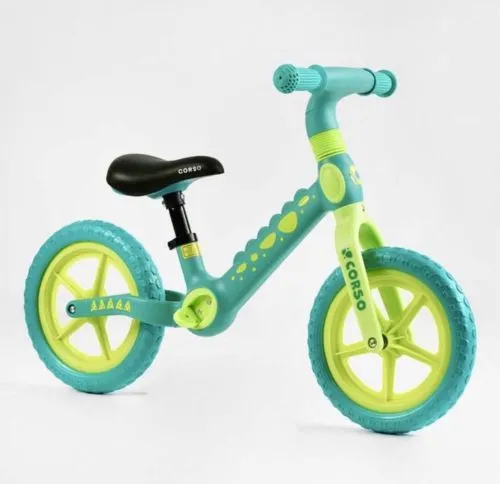 Картинка товара Беговел, велобег CORSO CS-12530, нейлоновая рама и вилка, колесо 12" EVA (ПЕНА) - БИРЮЗОВЫЙ (140182) на Raspashonka.ua фото 5