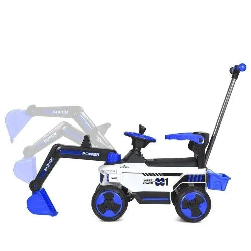 Картинка товара Детский трактор-толокар M 5783 BLR-4 BAMBI RACER: 70W, 7 км/ч, 2х6V 4,5А - ГОЛУБОЙ на Raspashonka.ua фото 3