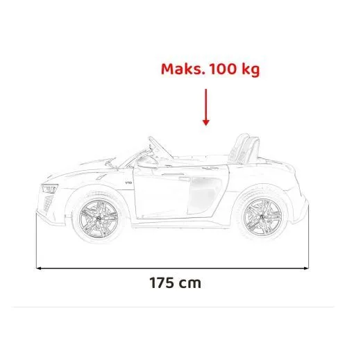 Детский электромобиль PA.A3000.STRONG.CZ AUDI черный  фото 9