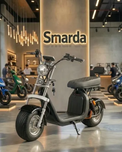 Картинка товара Электроскутер CITYCOCO X10: 2000W 60V 20Ah, Скорость 55 км/ч - BLACK на Raspashonka.ua фото 5