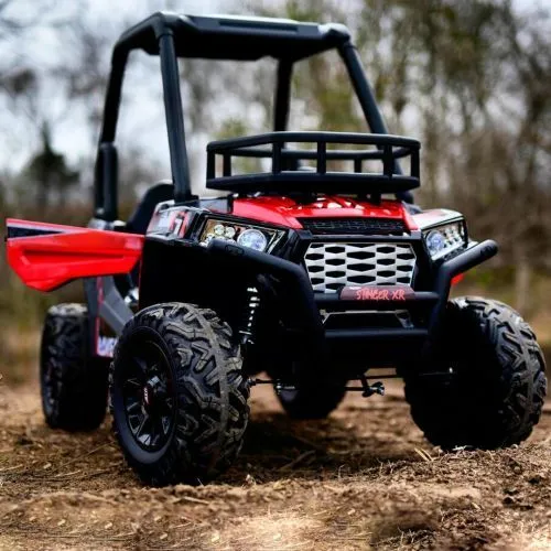 Картинка товара Детский электромобиль JS360 EBLR-3(24V): 12 км/ч,  2.4G, 400W, EVA, 1x24V7AH, эко-кожа - КРАСНЫЙ на Raspashonka.ua фото 18