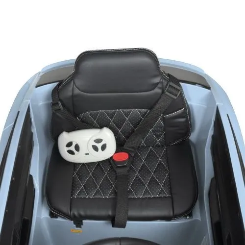 Детский электромобиль джип M 4806 EBLR-4 AUDI голубой фото 8