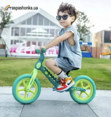 Картинка товара Беговел, велобег CORSO CS-12530, нейлоновая рама и вилка, колесо 12" EVA (ПЕНА) - БИРЮЗОВЫЙ (140182) на Raspashonka.ua фото 2