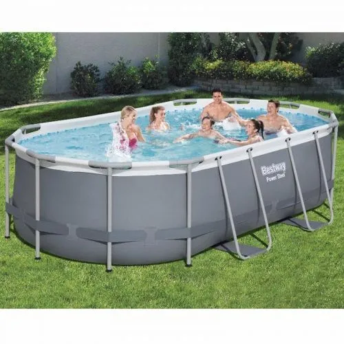 Картинка товара Бассейн каркасный BESTWAY 56620: 7250 л, Размеры: 424-250-100 см на Raspashonka.ua фото 2