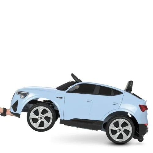 Детский электромобиль джип M 4806 EBLR-4 AUDI голубой фото 10