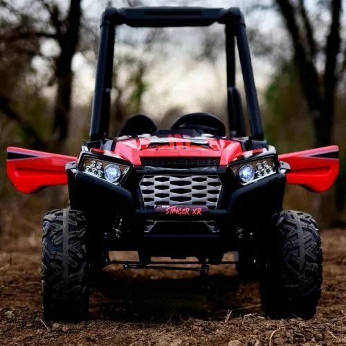 Картинка товара Детский электромобиль JS360 EBLR-3(24V): 12 км/ч,  2.4G, 400W, EVA, 1x24V7AH, эко-кожа - КРАСНЫЙ на Raspashonka.ua фото 19