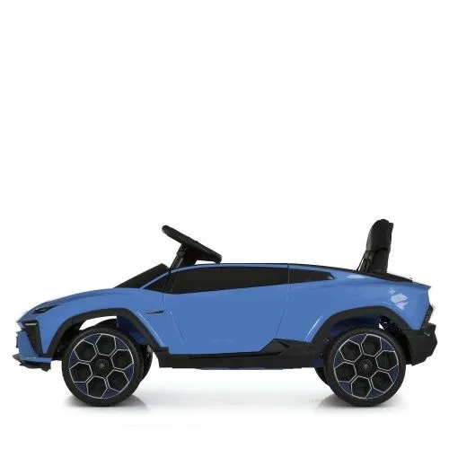 Детский электромобиль M 6293 EBLR-4 LAMBORGHINI голубой  фото 11